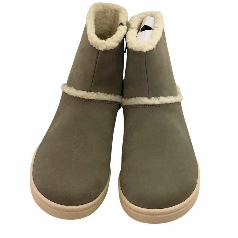 Cloud Steppers Clarks Ankle Boots Step Glow Rose Olive Taupe 10 NIB